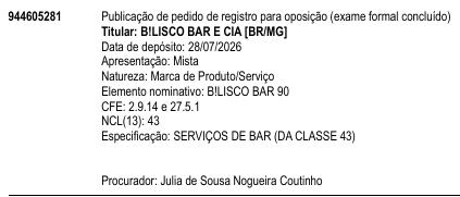 B!LISCO BAR 90