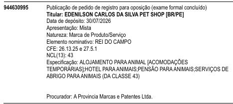 REI DO CAMPO