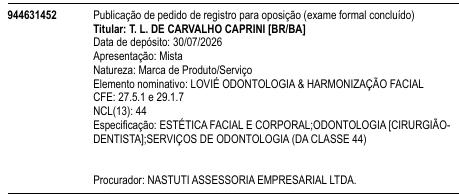 LOVIÉ ODONTOLOGIA & HARMONIZAÇÃO FACIAL