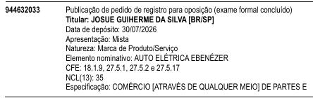AUTO ELÉTRICA EBENÉZER