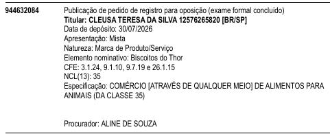 Biscoitos do Thor
