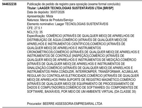 Laager TECNOLOGIAS SUSTENTÁVEIS