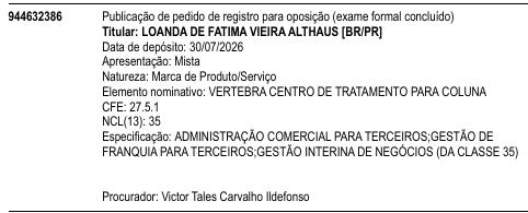 VERTEBRA CENTRO DE TRATAMENTO PARA COLUNA