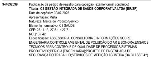 C3 SAÚDE
