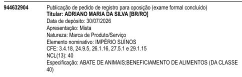 IMPÉRIO SUÍNOS