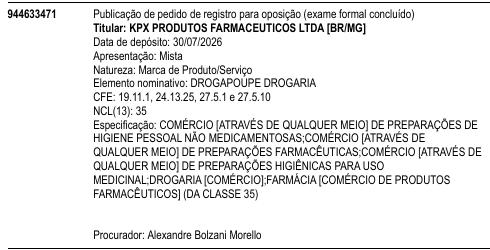 DROGAPOUPE DROGARIA