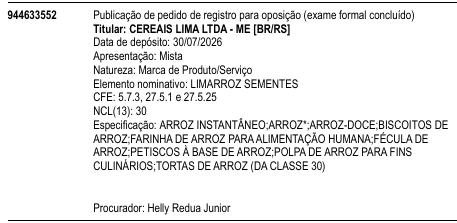 LIMARROZ SEMENTES