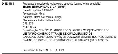 Íntima Paixão
