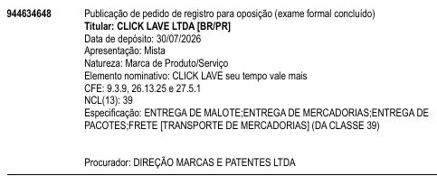 CLICK LAVE seu tempo vale mais