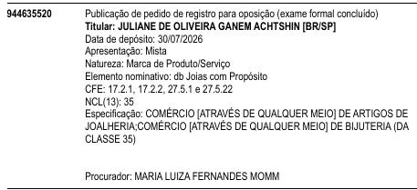 db Joias com Propósito