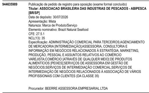 Brazil Natural Seafood