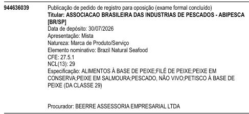 Brazil Natural Seafood