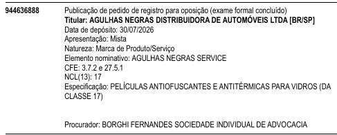 AGULHAS NEGRAS SERVICE