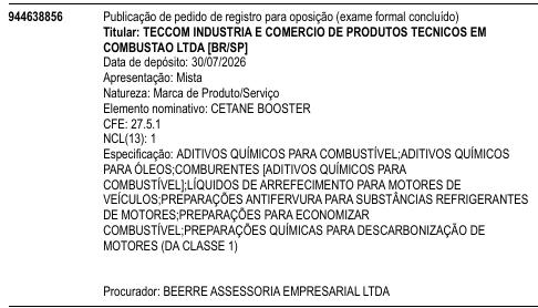 CETANE BOOSTER