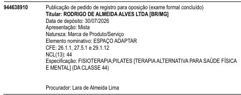 ESPAÇO ADAPTAR