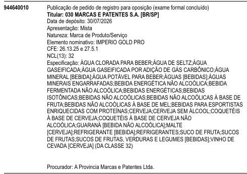 IMPERIO GOLD PRO