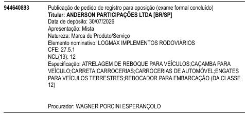 LOGMAX IMPLEMENTOS RODOVIÁRIOS