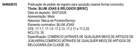 BLUM JOIAS